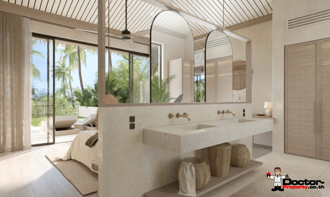 New Luxury 4 Bedroom Villa with Sea View and Sunset View in Bang Makham, Koh Samui – For Sale